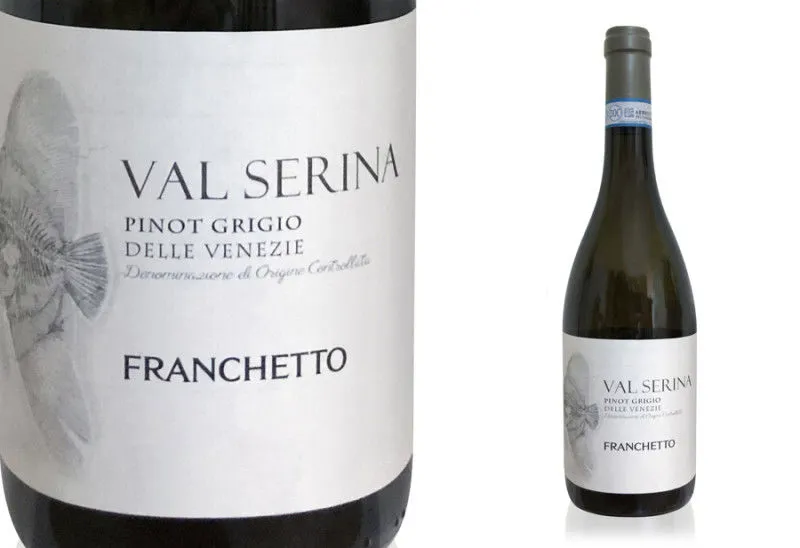 Etichetta Val Serina Franchetto: design minimale, dettagli raffinati e freschezza visiva
