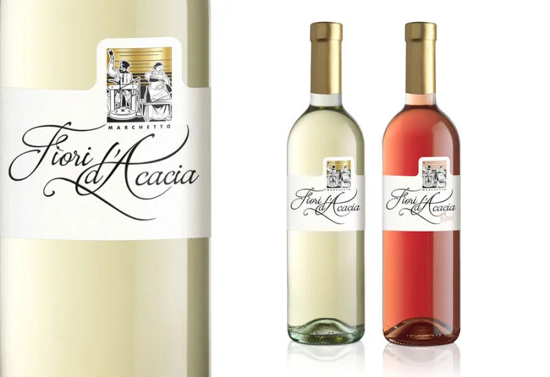 Fiori d’Acacia – Etichette eleganti per i vini Marchetto 
