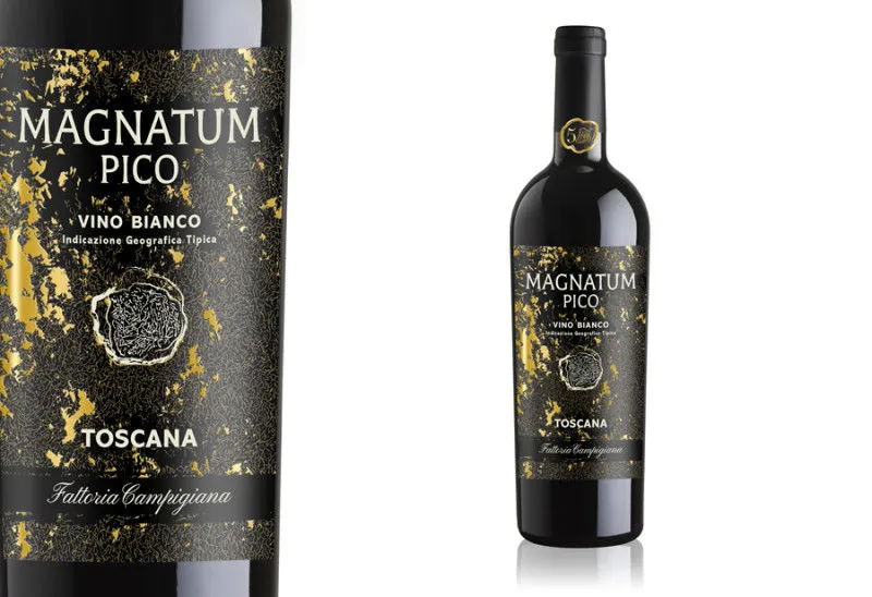 WIN&ART firma il design dell’etichetta Magnatum Pico, un vino bianco toscano 