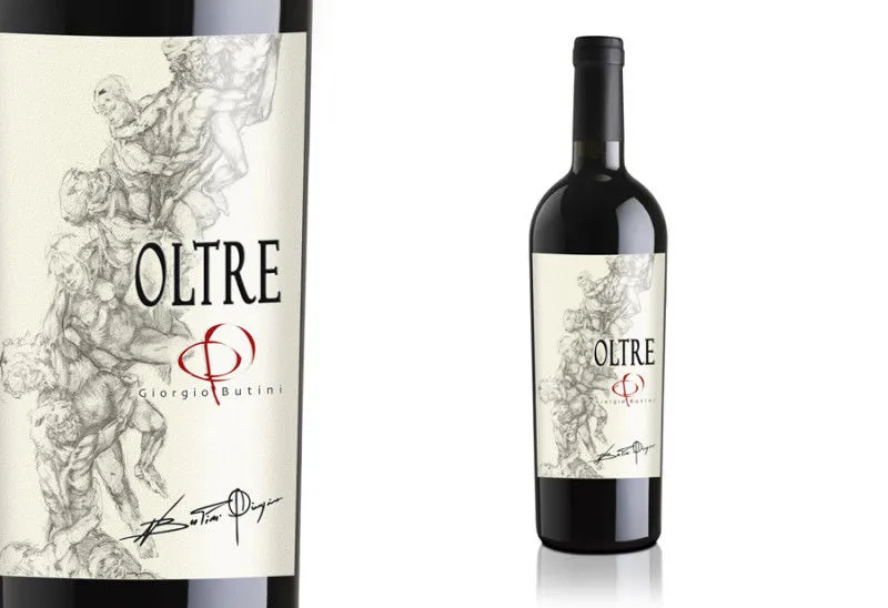Etichetta artistica per il vino di Giorgio Butini